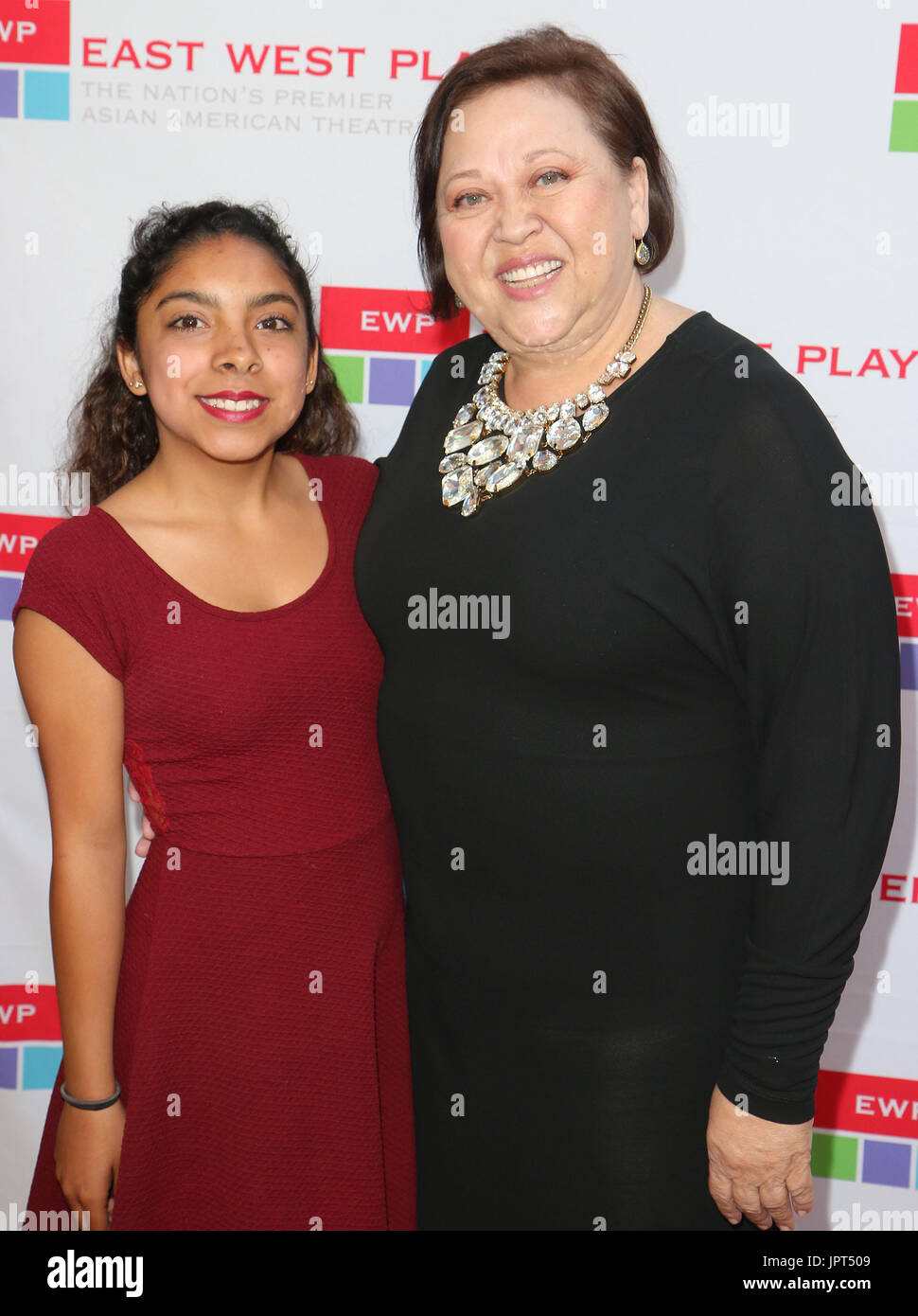 Amy Hill & Daughter Penelope Hill at the East West Players' 50th Anniversary Visionary Awards held at the Hilton Universal in Universal City, CA on Monday April 20, 2015. Photo by Steven Lam. Stock Photo