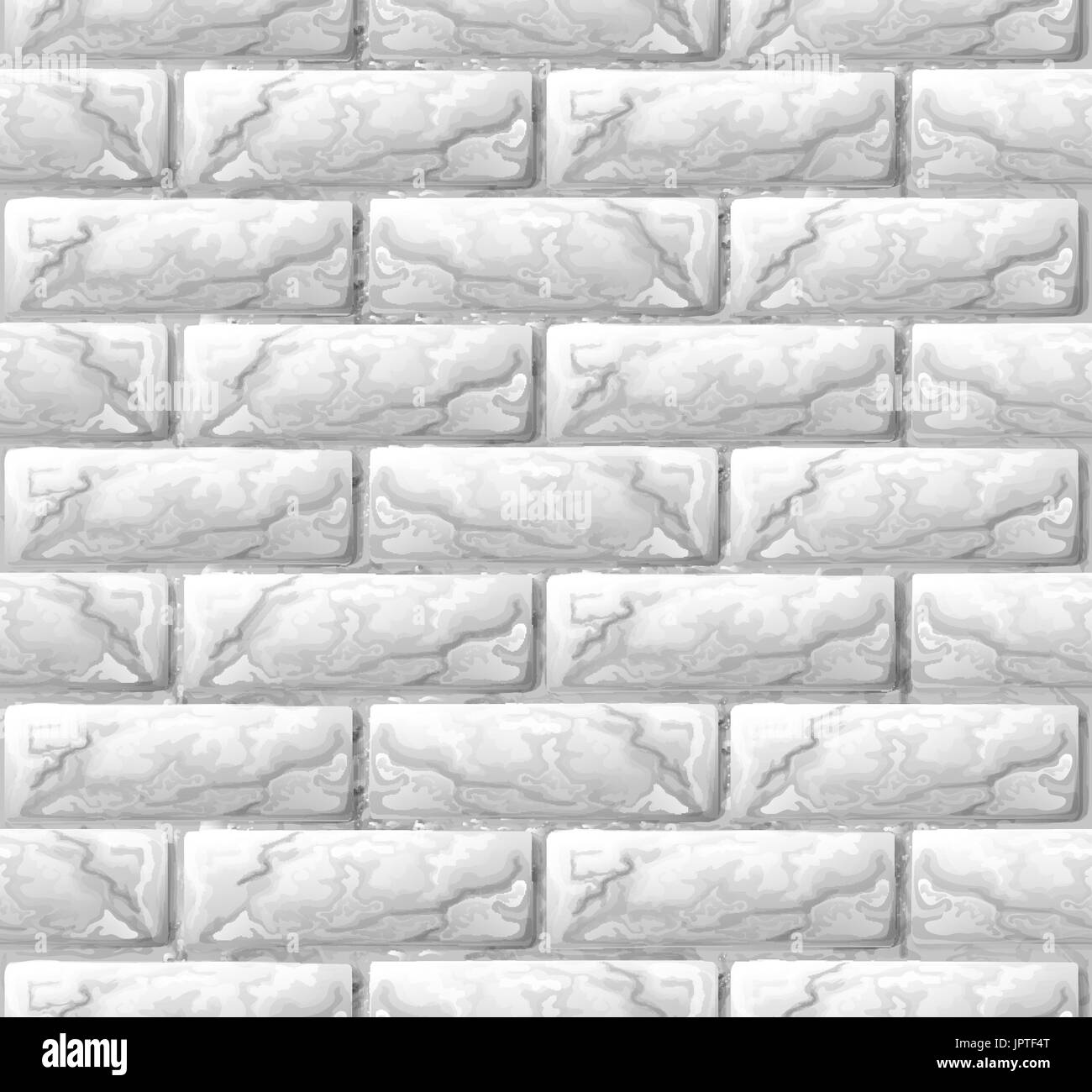 Brick Wall Seamless Texture Background Stock Vector