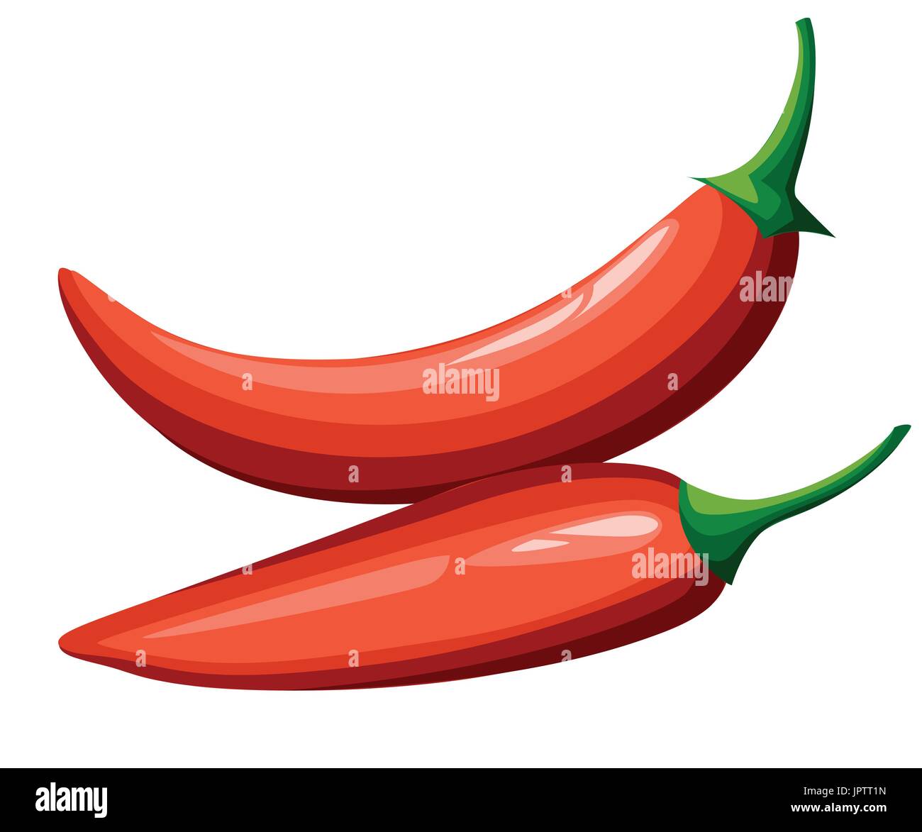 Chili Pepper. Abstract chili peppers on white background  site page