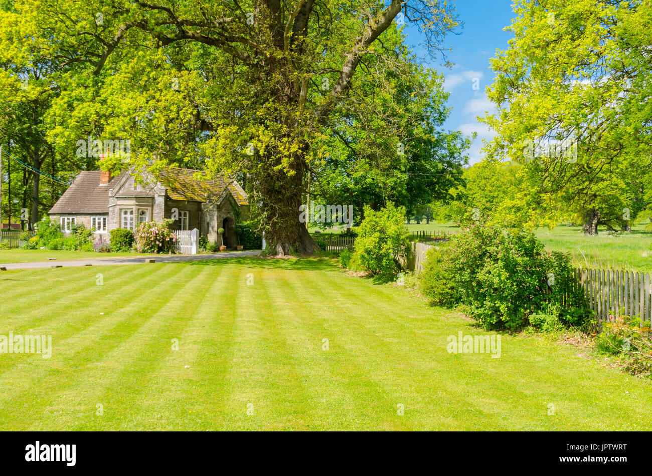 An idyllic spot in the Herefordshire countryside England Stock Photo