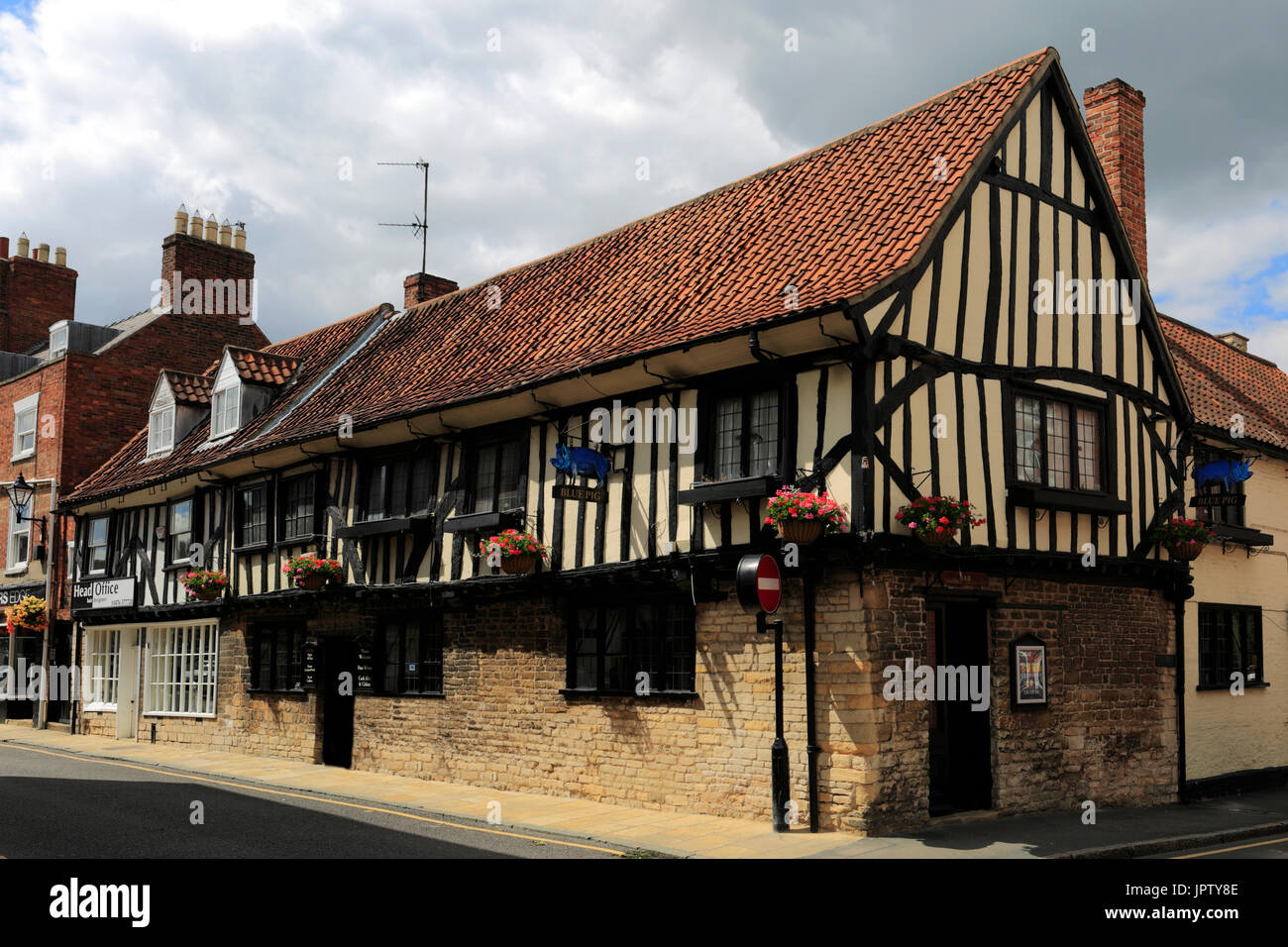 Blue pig pub vine street grantham hires stock photography and images