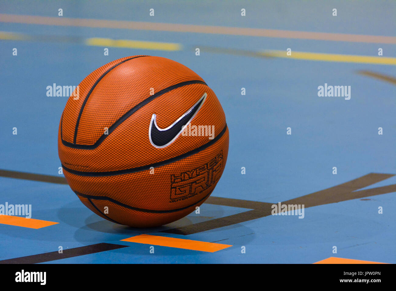 nike basketball on the field Stock Photo - Alamy