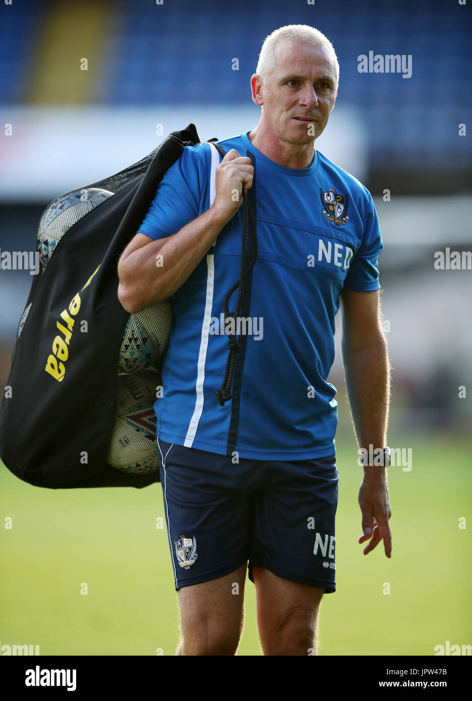 Port Vale coach David Kelly during the pre-season friendly match at Vale  Park, Stoke. PRESS ASSOCIATION Photo. Picture date: Tuesday August 1, 2017.  See PA story SOCCER Port Vale. Photo credit should