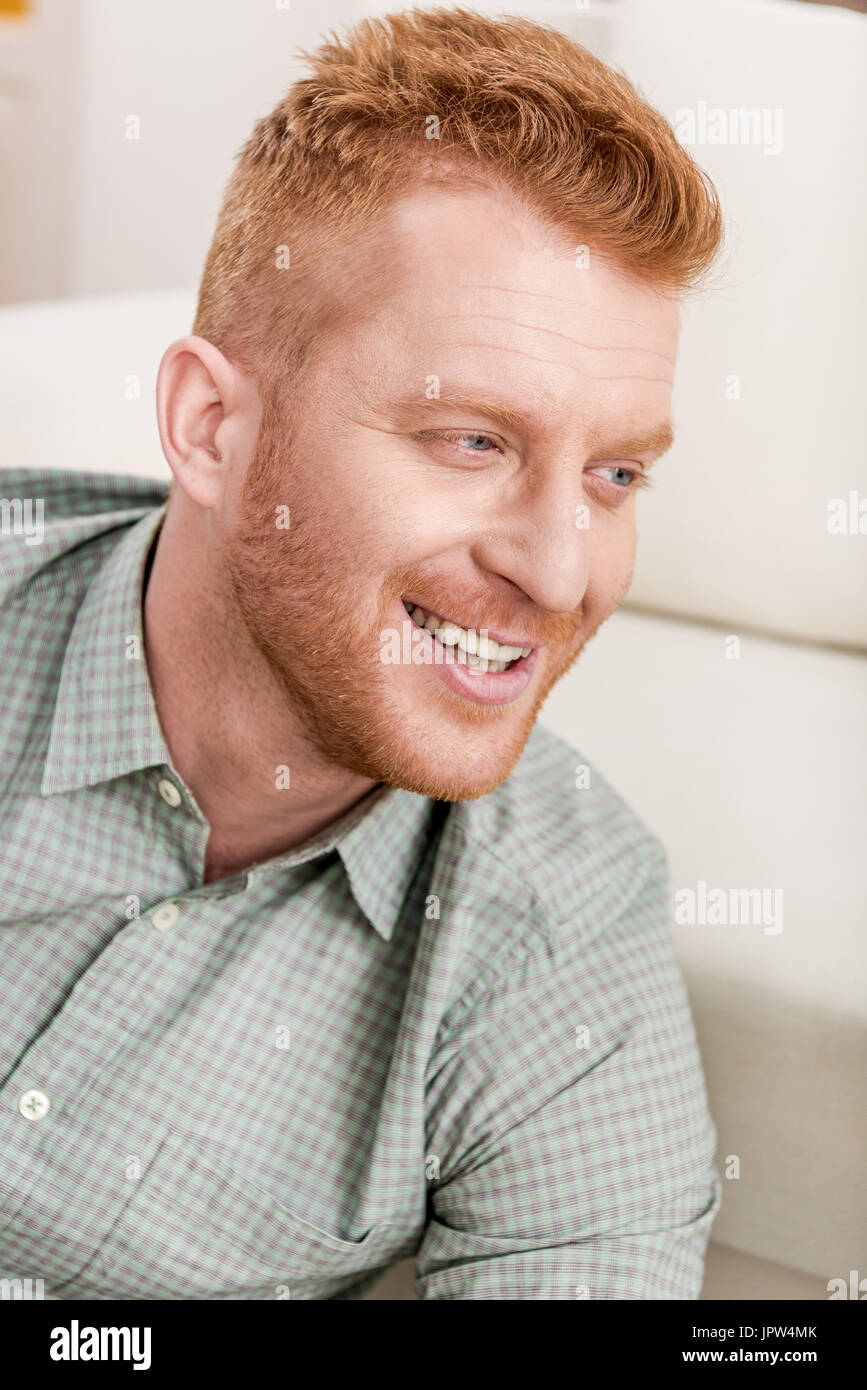 Portrait redhead happy man hi-res stock photography and images - Alamy