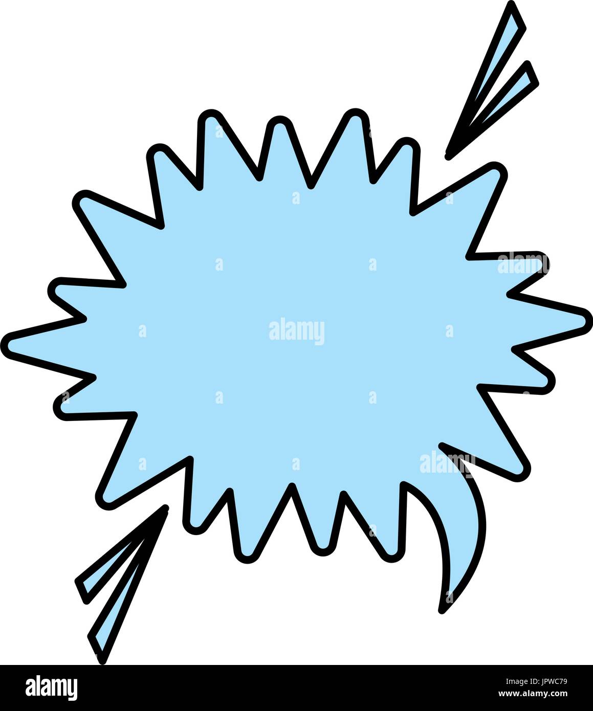 blank onomatopoeia bubble icon image Stock Vector Art & Illustration
