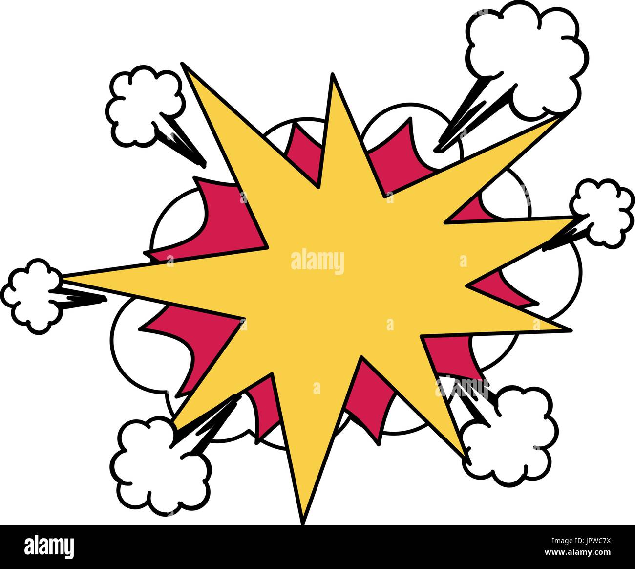 blank onomatopoeia bubble icon image Stock Vector Art & Illustration