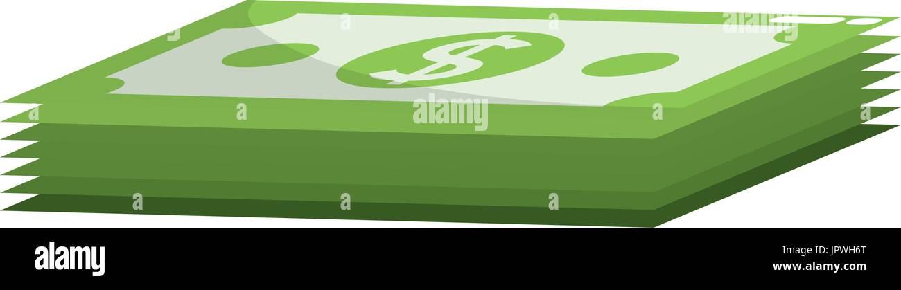 dollar bills cash money icon Stock Vector Image & Art - Alamy