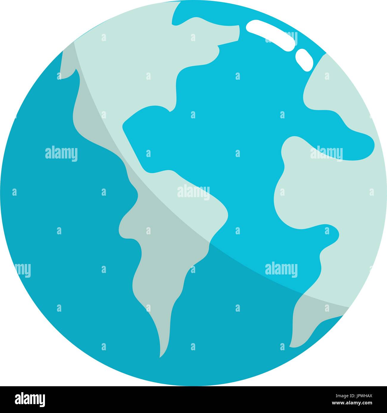 global earth planet to geography ubication Stock Vector Image & Art - Alamy
