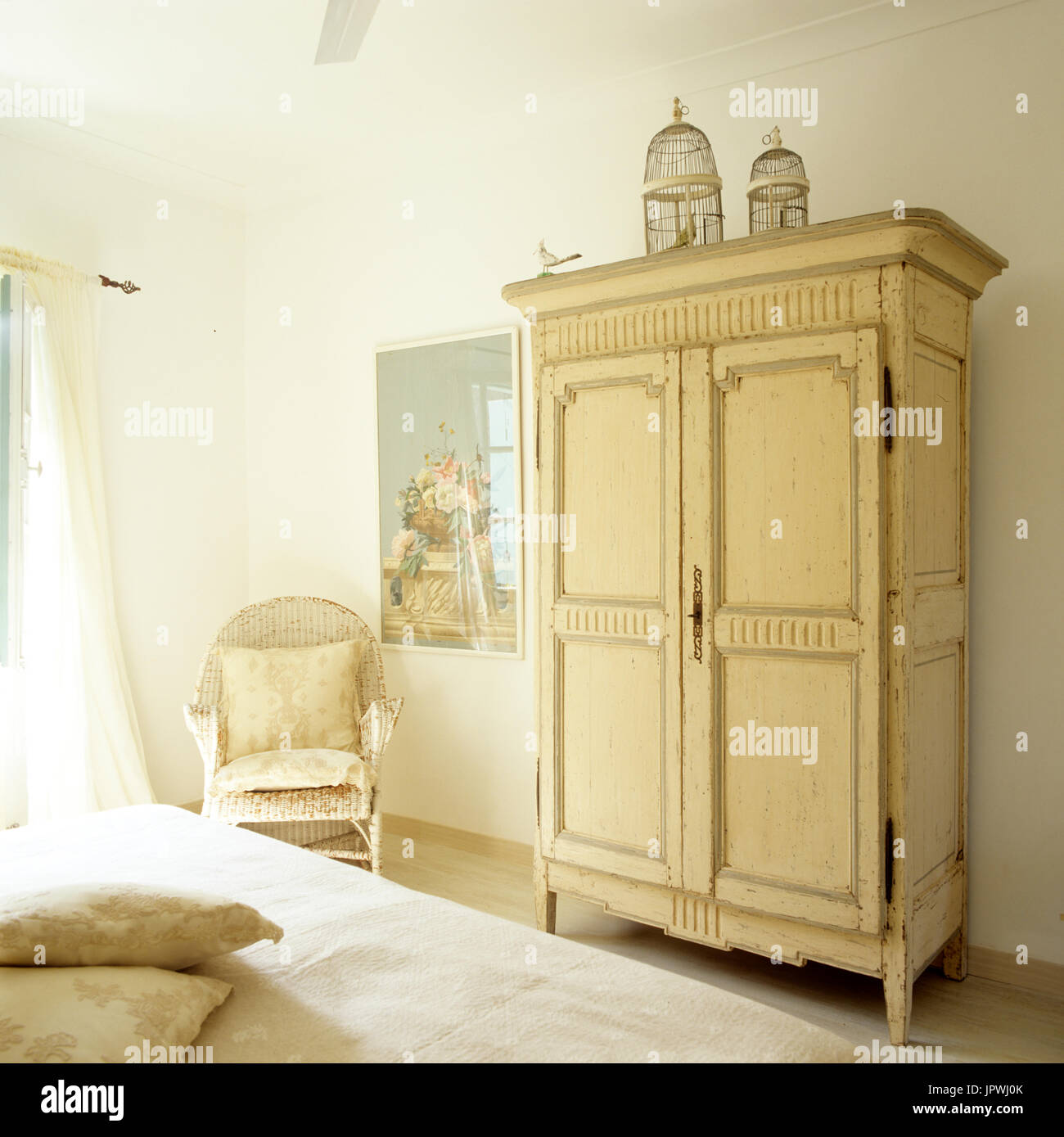 Gustavian Style Bedroom Stock Photo 151768307 Alamy