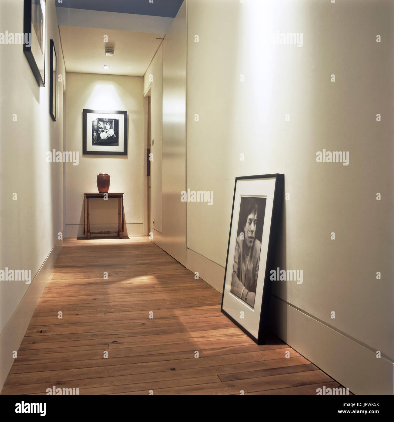 Minimalist style hallway Stock Photo
