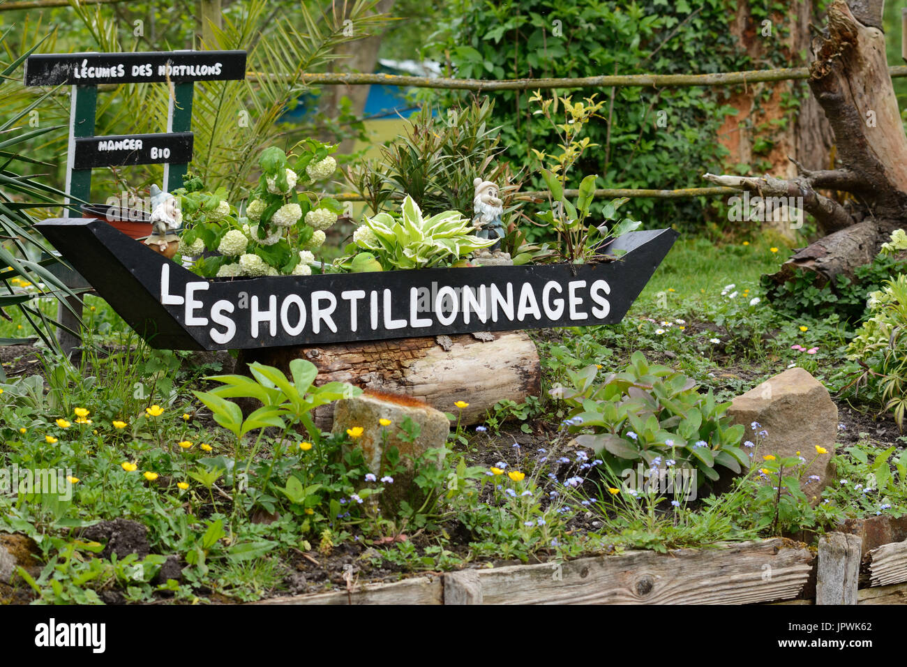 Floating gardens Hortillonnages of Amiens France Stock Photo Alamy