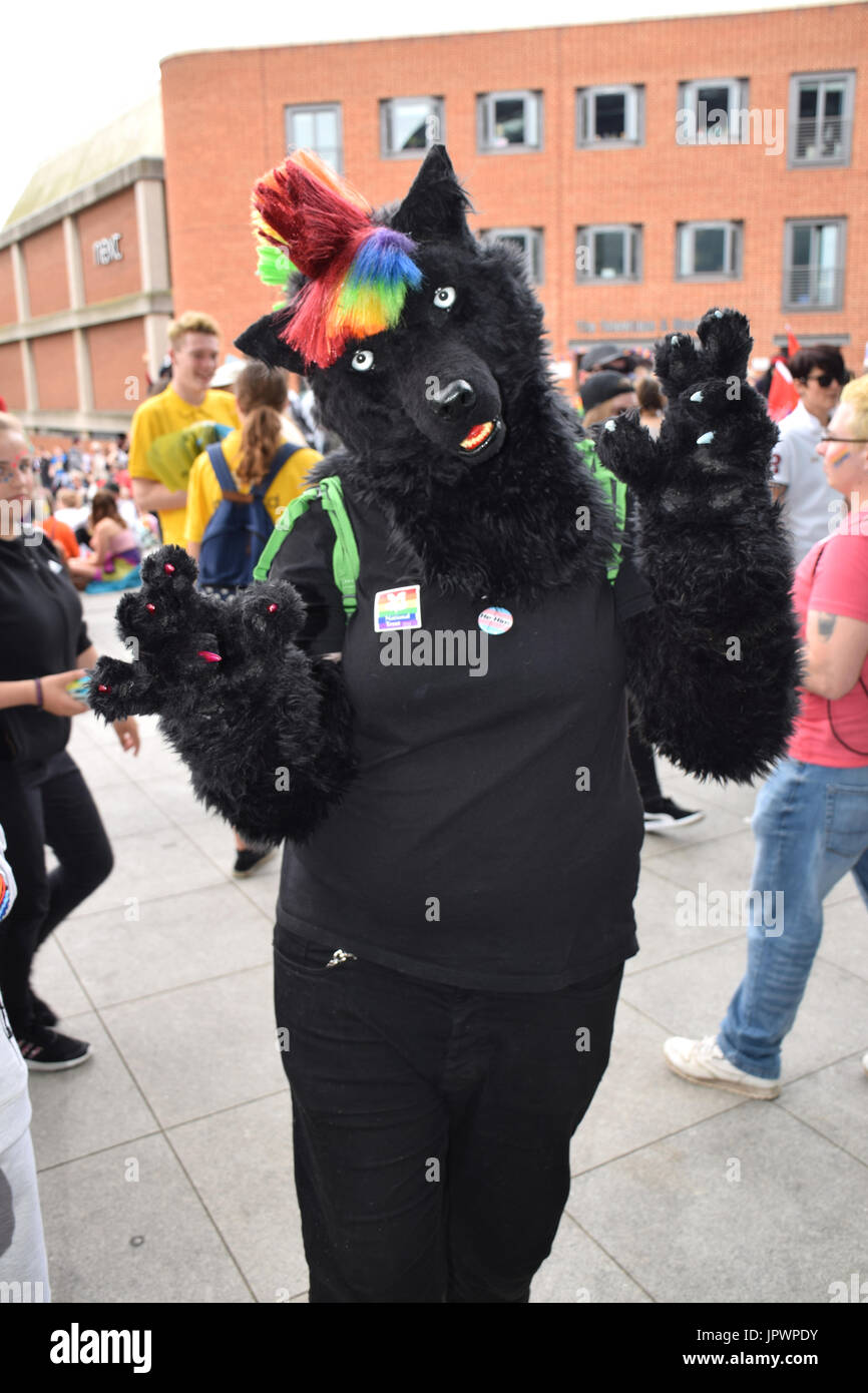 Pride 2017, Norwich UK, 29 July 2017 Stock Photo