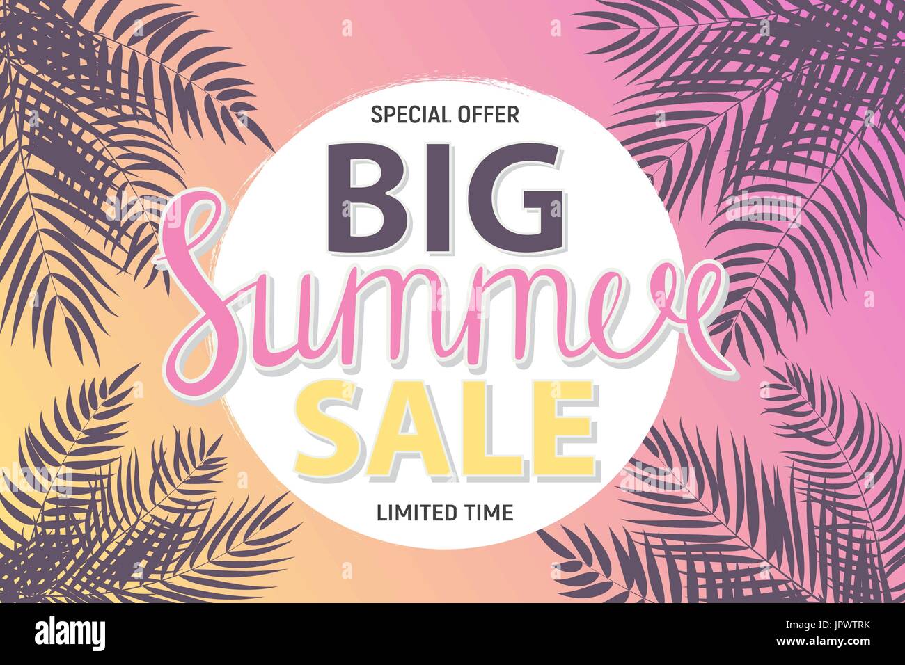 Big Summer Sale Abstract Background Vector Illustration Stock Vector ...