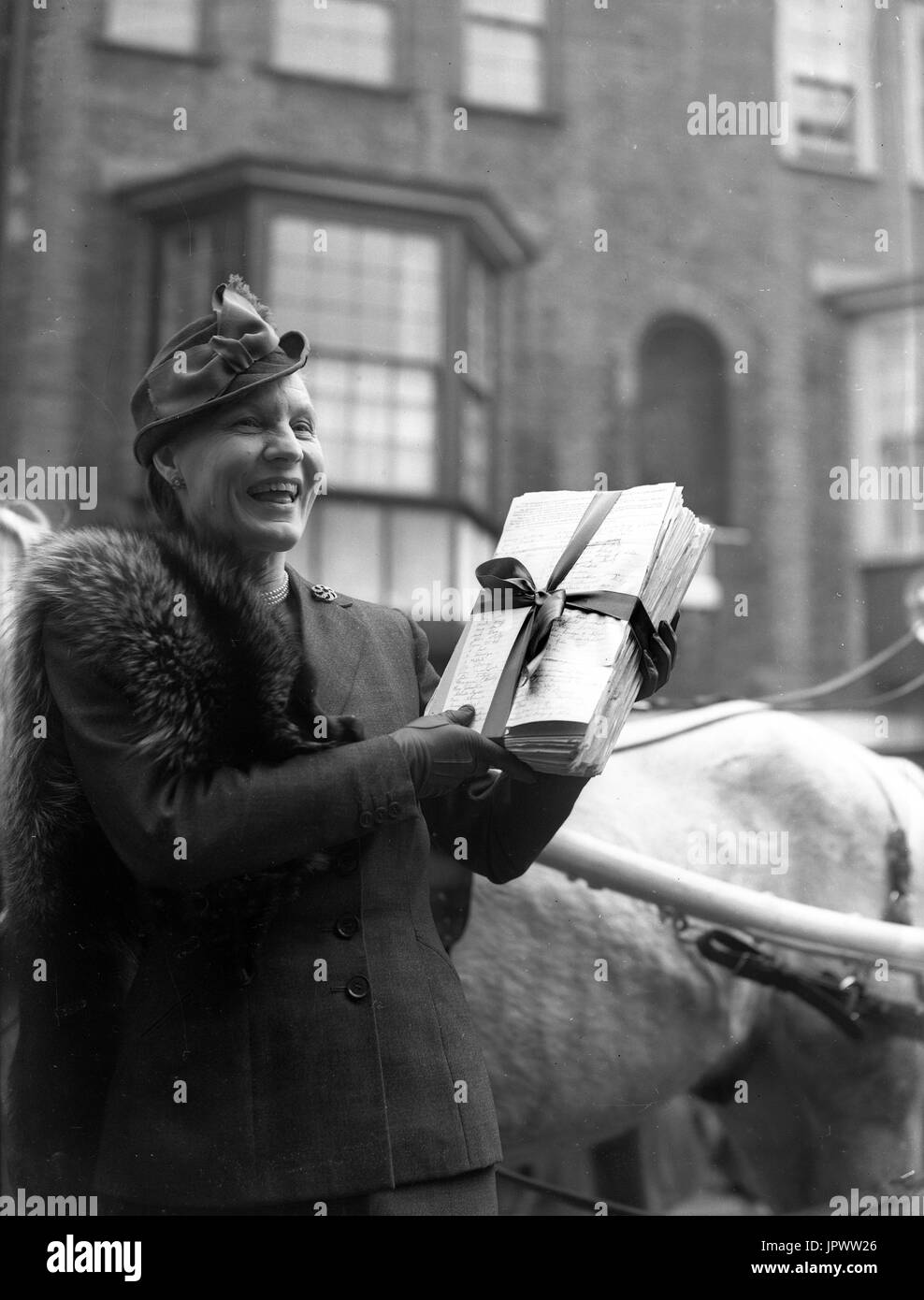 Fighting For Equal Pay For Women March 1954 Dr Edith Summerskill Mp