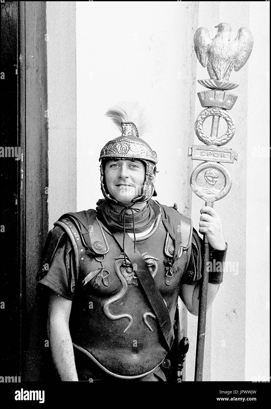 Roman Standard Bearer Stock Photo Alamy