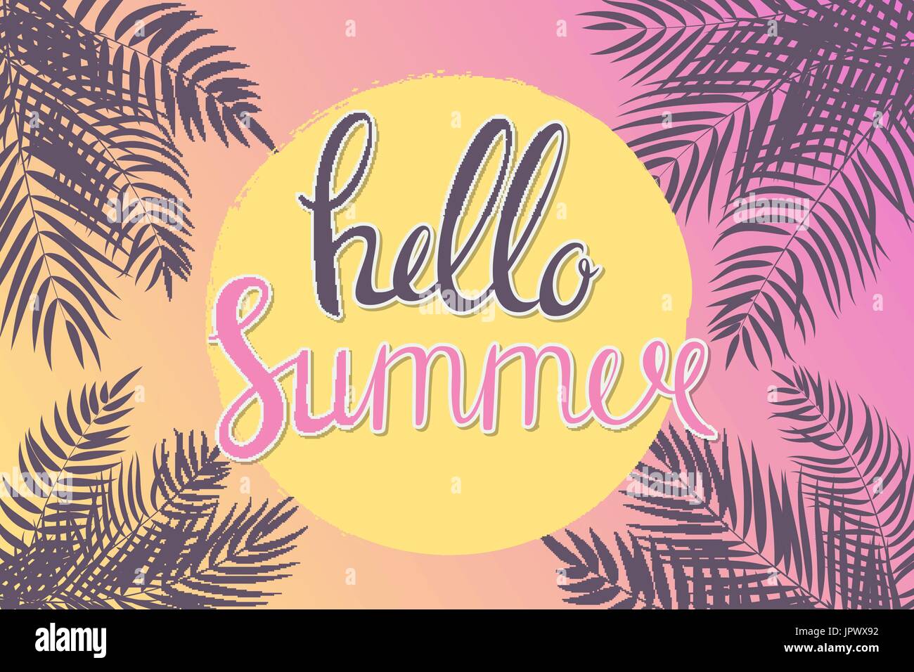 Summer Abstract Background Vector Illustration Stock Vector Image & Art ...