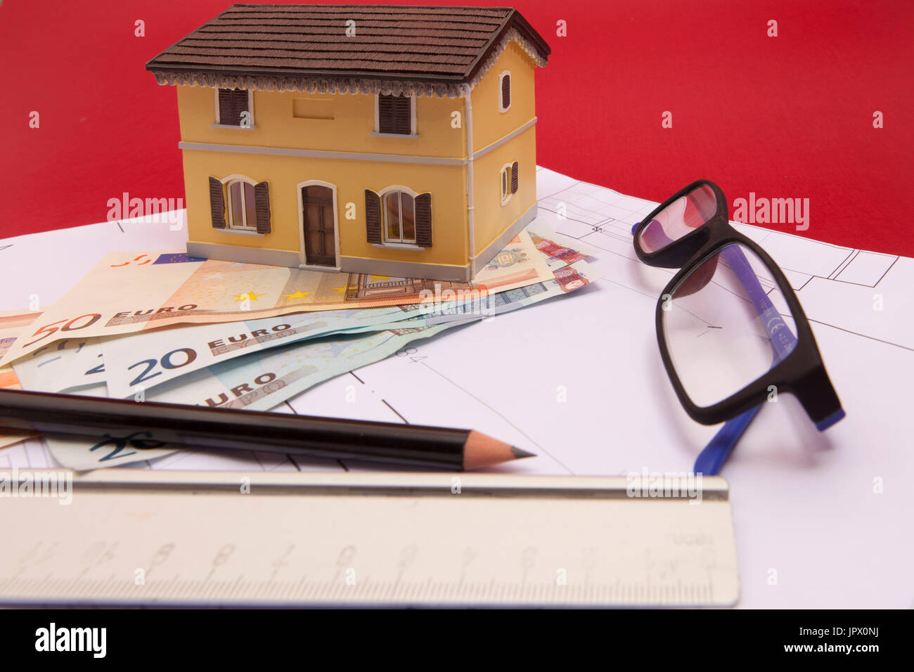 floor plan of a house Stock Photo - Alamy