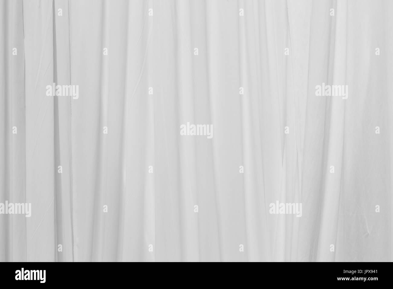 white pleat fabric background Stock Photo