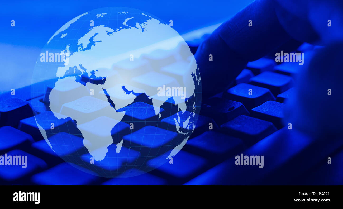Cyber virus attacks all over the world computers Stock Photo - Alamy