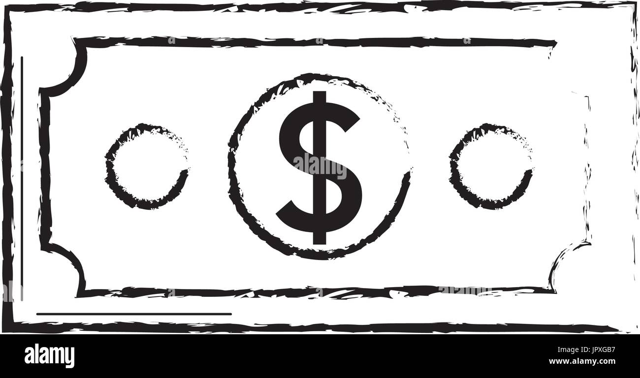 figure dollar bill cash money icon Stock Vector Image & Art - Alamy
