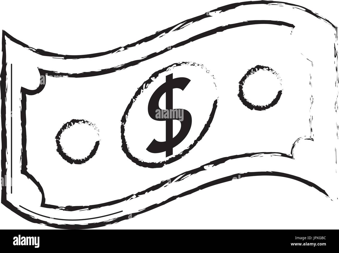 figure dollar bill cash money icon Stock Vector Image & Art - Alamy