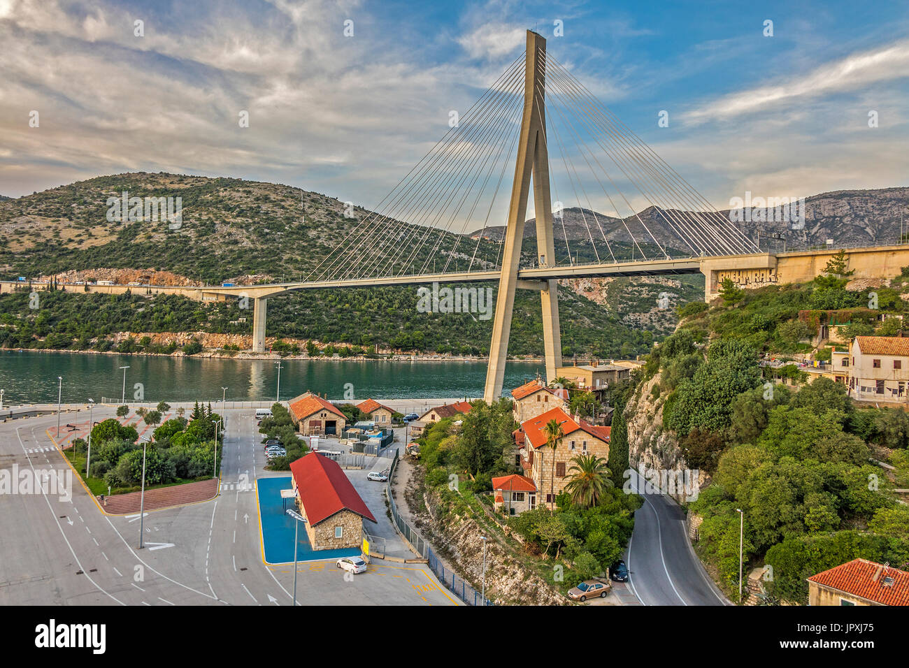 Franjo Tuđman Bridge Dubrovnik Croatia Stock Photo Alamy