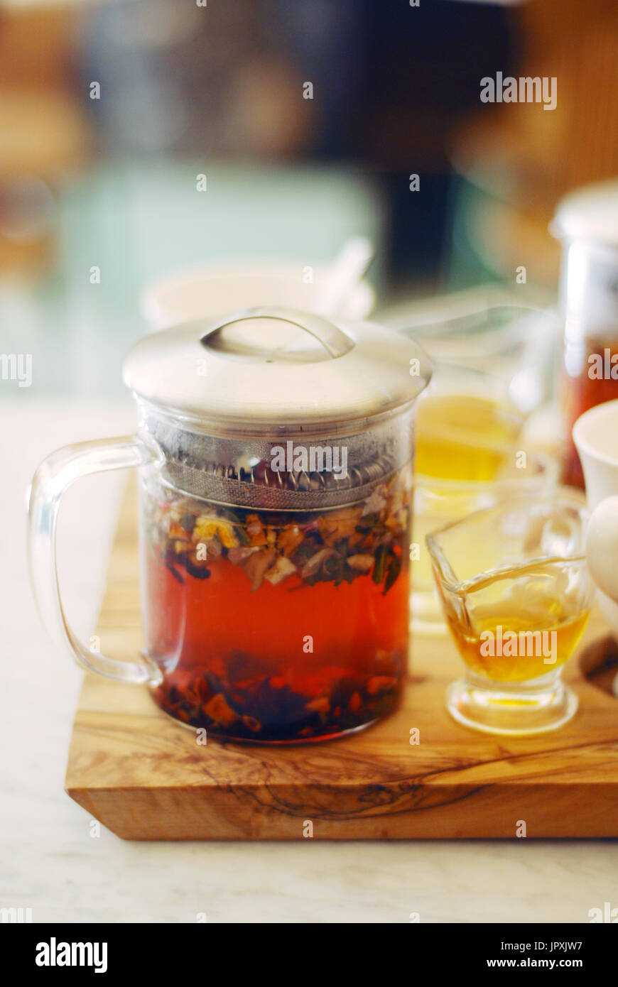 Tea ceremony closeup Stock Photo