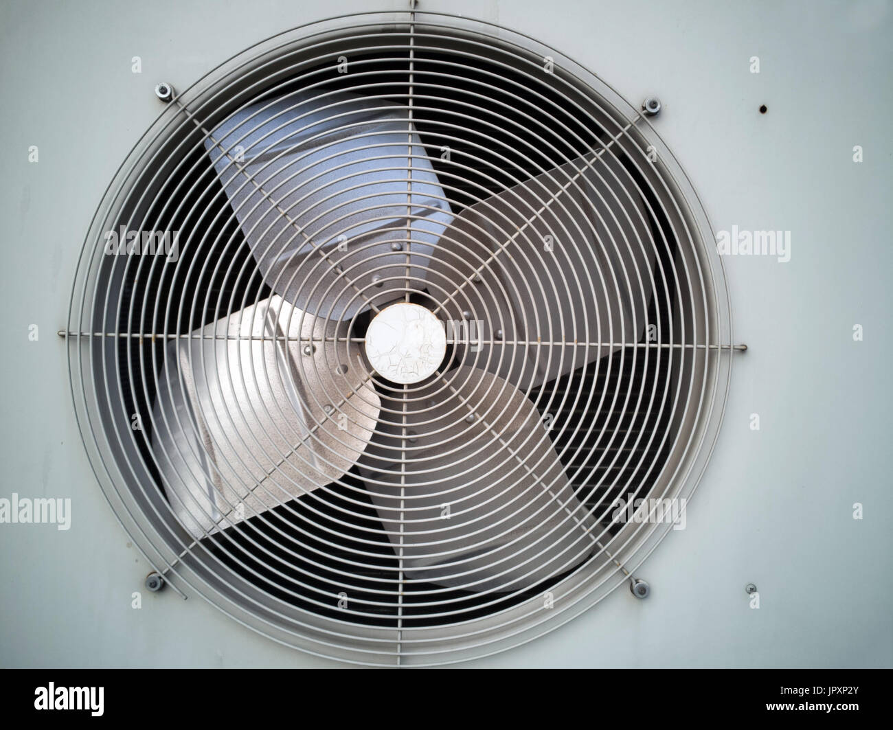 The air fan compressor outdoor unit of air conditioner system Stock Photo -  Alamy