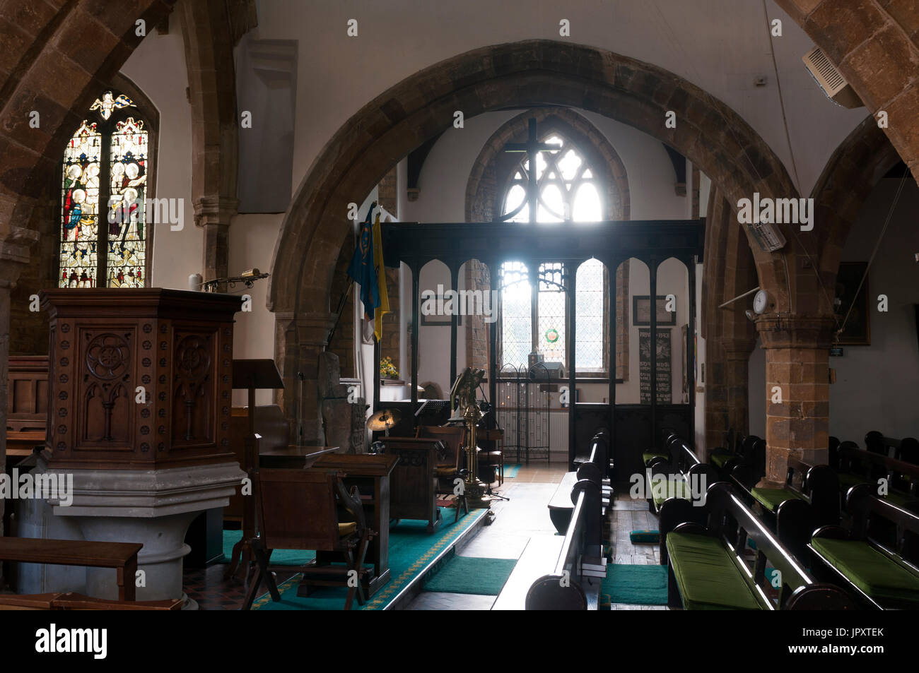 St. Giles Church, Desborough, Northamptonshire, England, UK Stock Photo