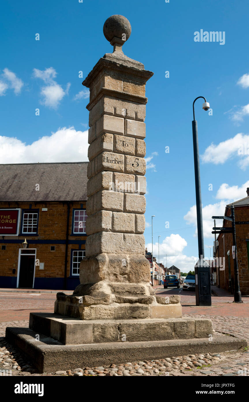 The town cross, Desborough, Northamptonshire, England, UK Stock Photo