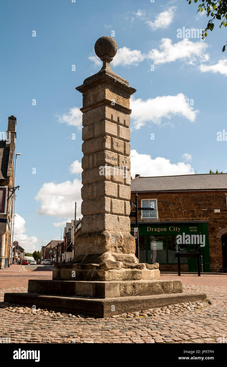The town cross, Desborough, Northamptonshire, England, UK Stock Photo