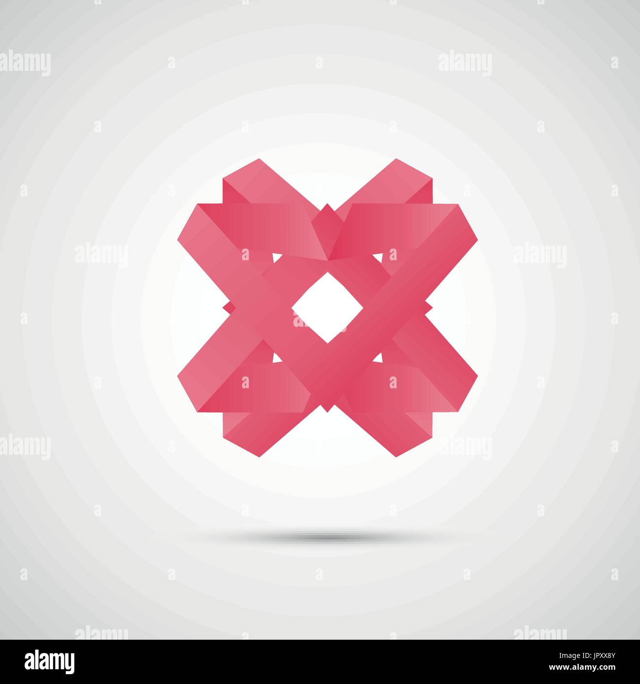Beautiful color origami creative icon design eps. Stock Vector