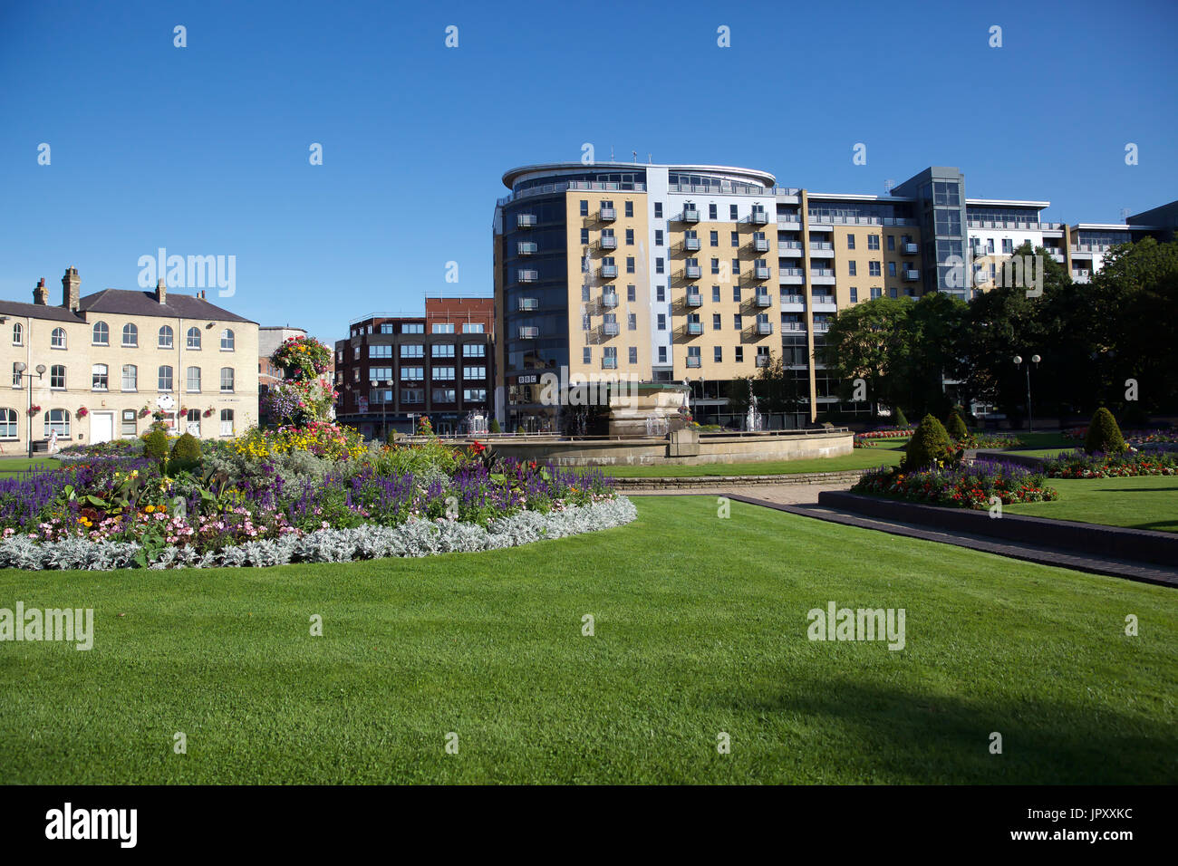 Queens Gardens in Kingston Upon Hull Stock Photo Alamy