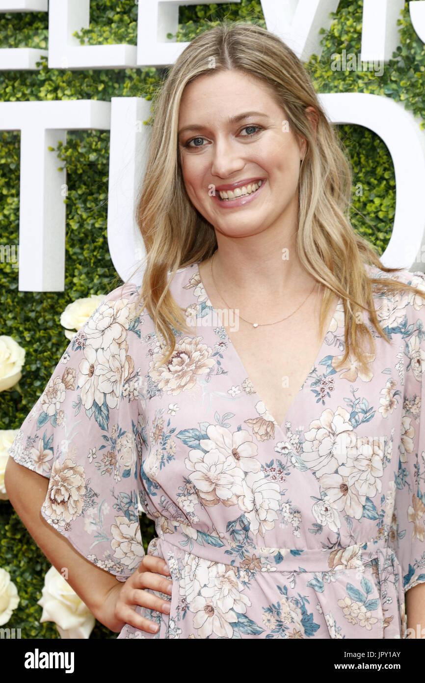 August 1, 2017 - Studio City, CA, USA - LOS ANGELES - AUG 1:  Zoe Perry at the CBS TV Studios Summer Soiree TCA Party 2017 at the CBS Studio Center on August 1, 2017 in Studio City, CA (Credit Image: © Kay Blake via ZUMA Wire) Stock Photo