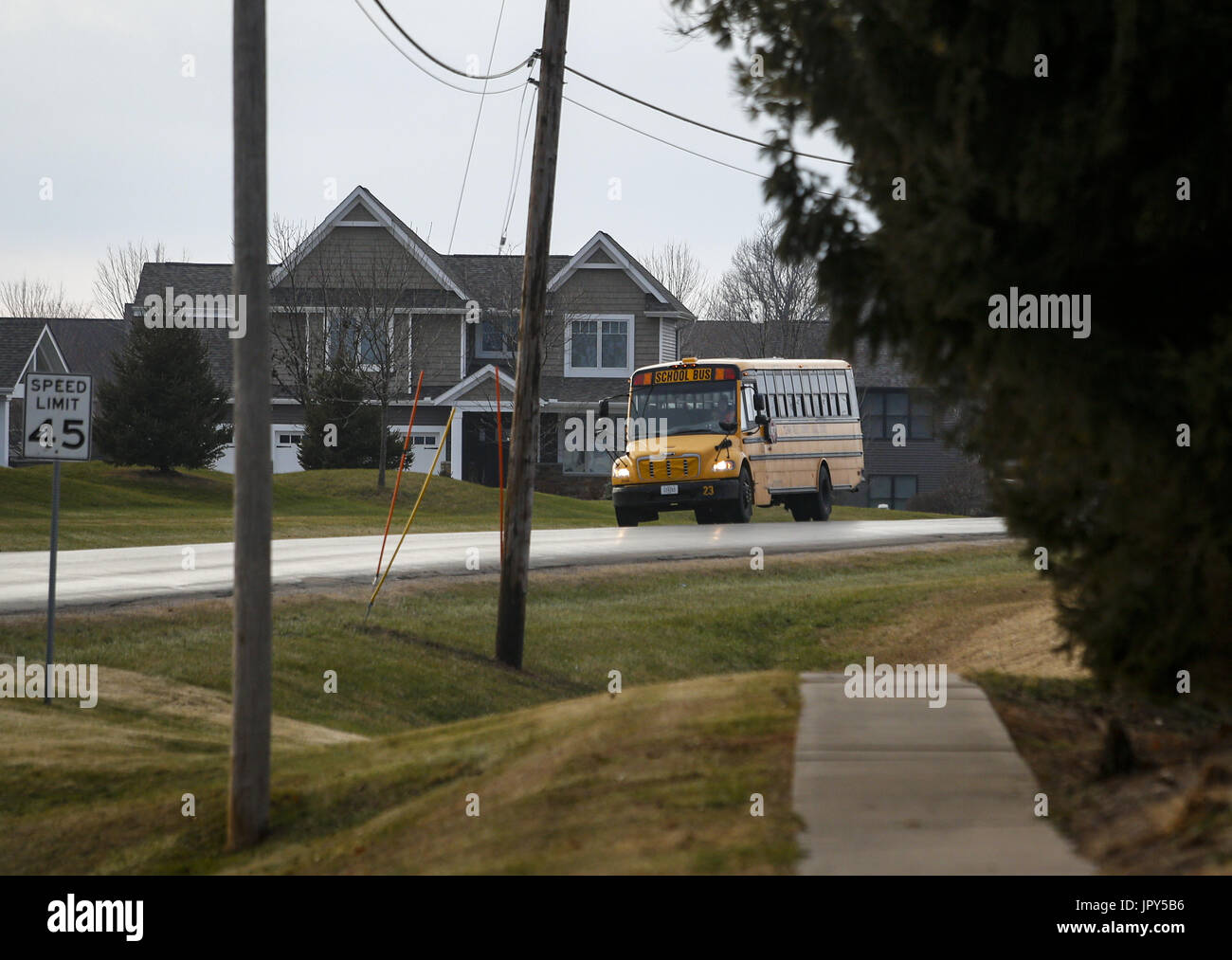 School bus stop rural hires stock photography and images Alamy
