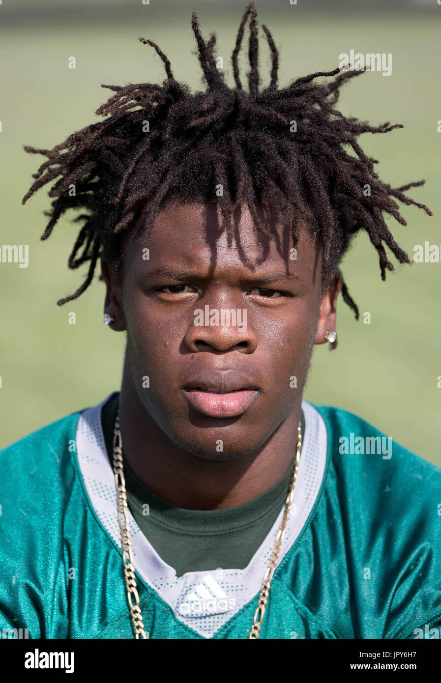 Delray Beach, Florida, USA. 2nd Aug, 2017. Super 11 football player