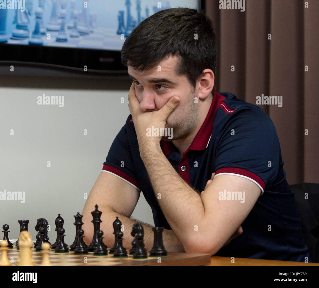 Chess Grandmaster Ian NEPOMNIACHTCHI, Russia, RUS, Russian Federation,  Portraits, Portraits, Portrait, cropped single image, single motive