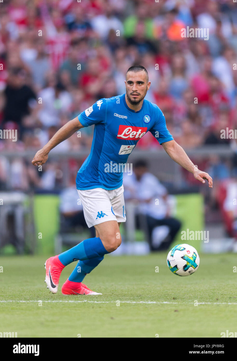 Munich Germany 2nd Aug 2017 Nikola Maksimovic Napoli Football Soccer Audi Cup 2017 Third Place Play Off Match Between Fc Bayern Munchen 0 2 Ssc Napoli At Allianz Arena In Munich Germany Credit