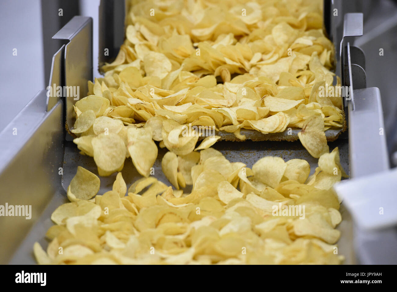 Potato crisps factory hires stock photography and images Alamy
