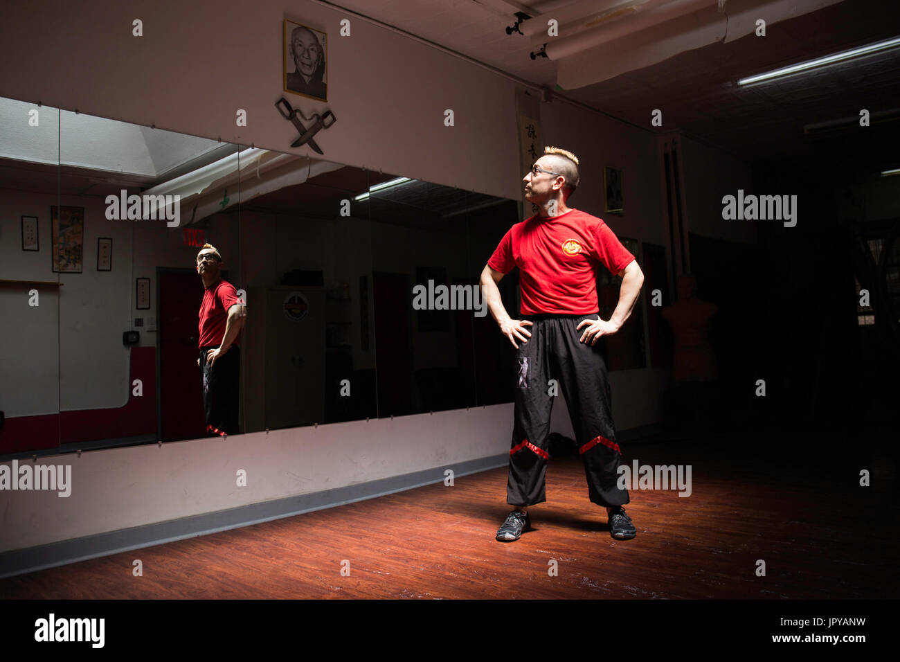 New York, USA. 3rd Aug, 2017. Alex Richter poses for a photo at his ...