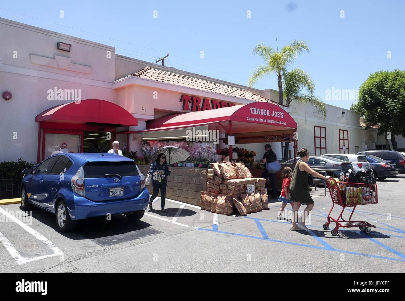 July 3, 2017 Los Angeles, California, U.S Customers shop at Trader