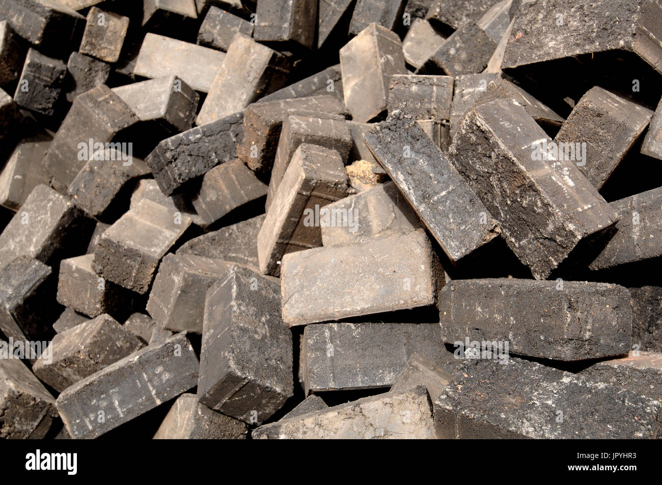 Pavers made from recycled plastic bags Mopti Mali Stock Photo Alamy