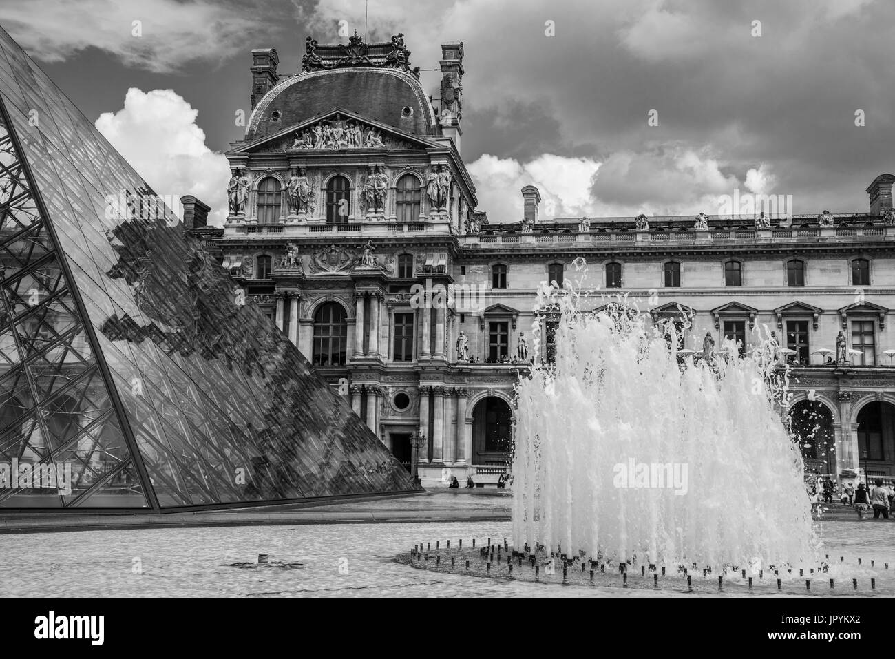 The Louvre, Paris, France, Europe Stock Photo