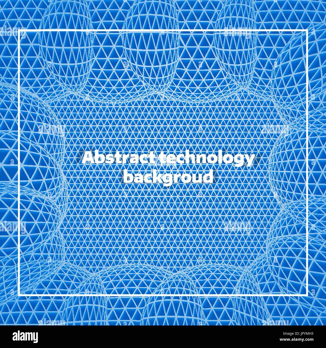 Abstract traingular 3d mesh background. vector design Stock Vector