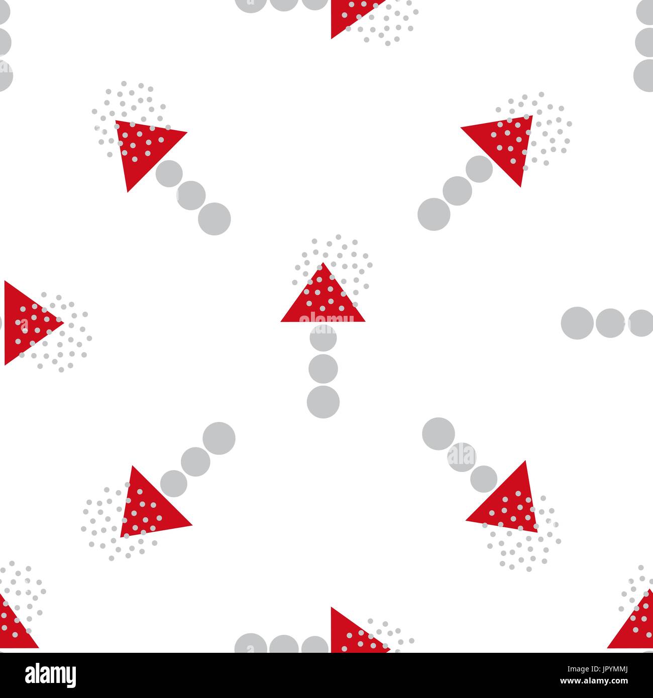 Abstract mushrooms pattern. Vector nature stylized background Stock Vector