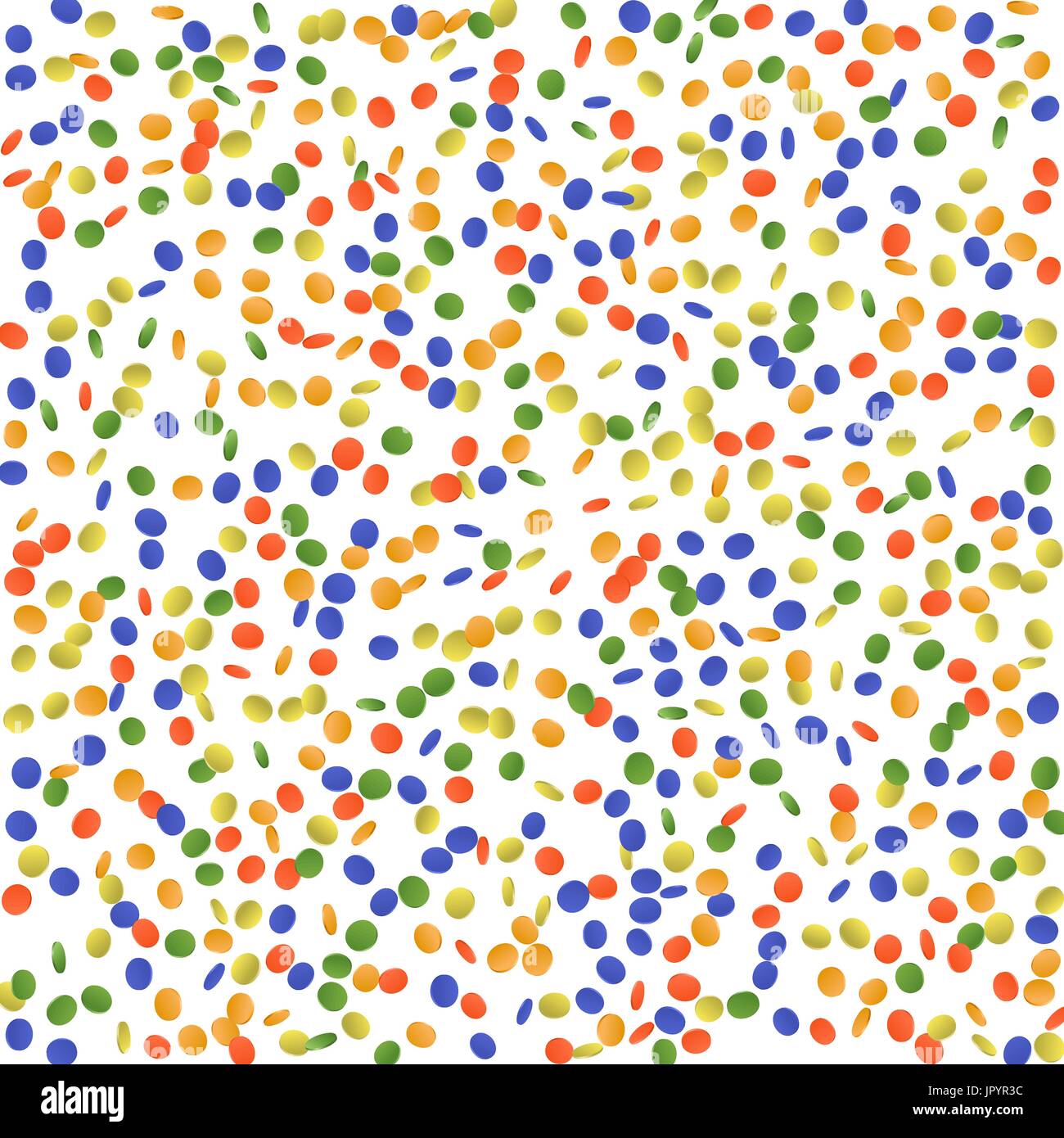 Colorfull confetti vector seamless  background. Vector design Stock Vector