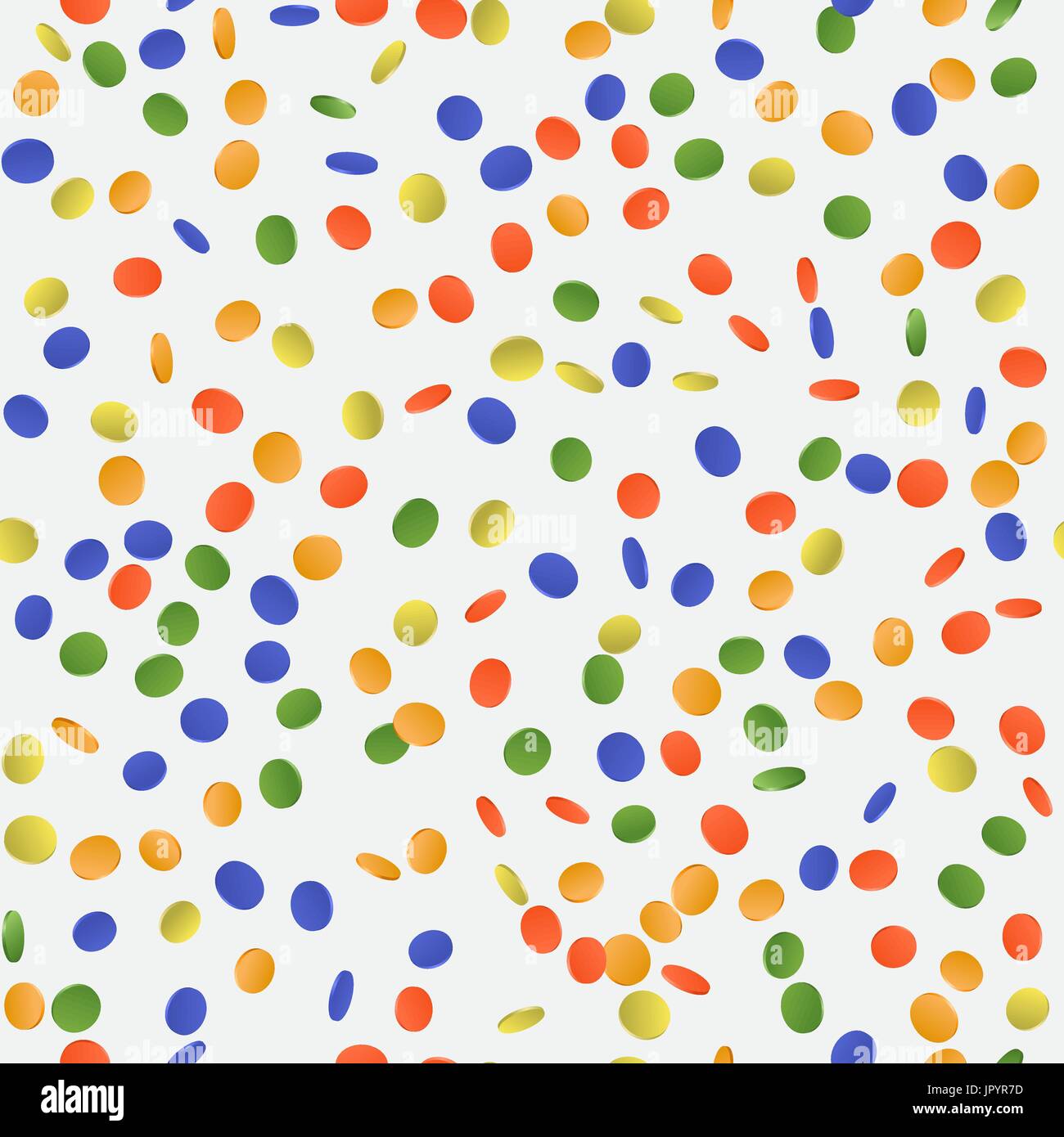 Colorfull confetti vector seamless background. Vector design Stock ...