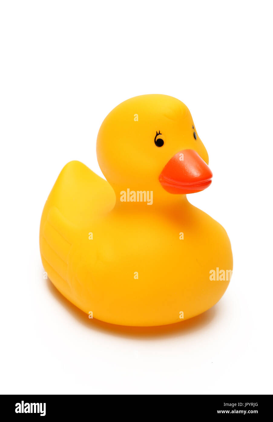 Rubber ducks on a white background Stock Photo - Alamy