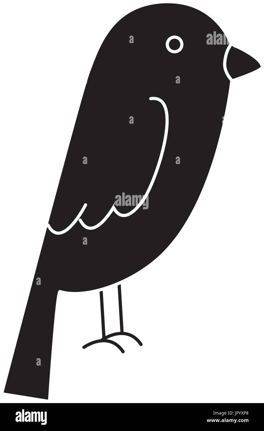 cute bird isolated icon Stock Vector Image & Art - Alamy