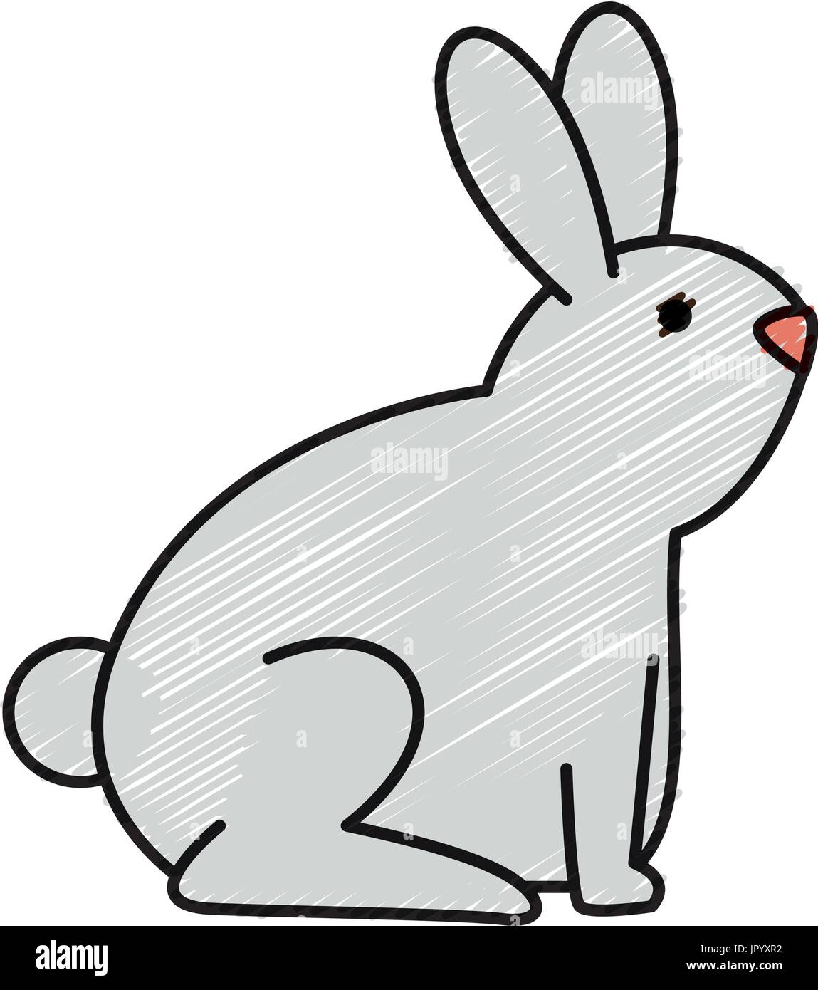 cute rabbit pet icon Stock Vector Image & Art - Alamy